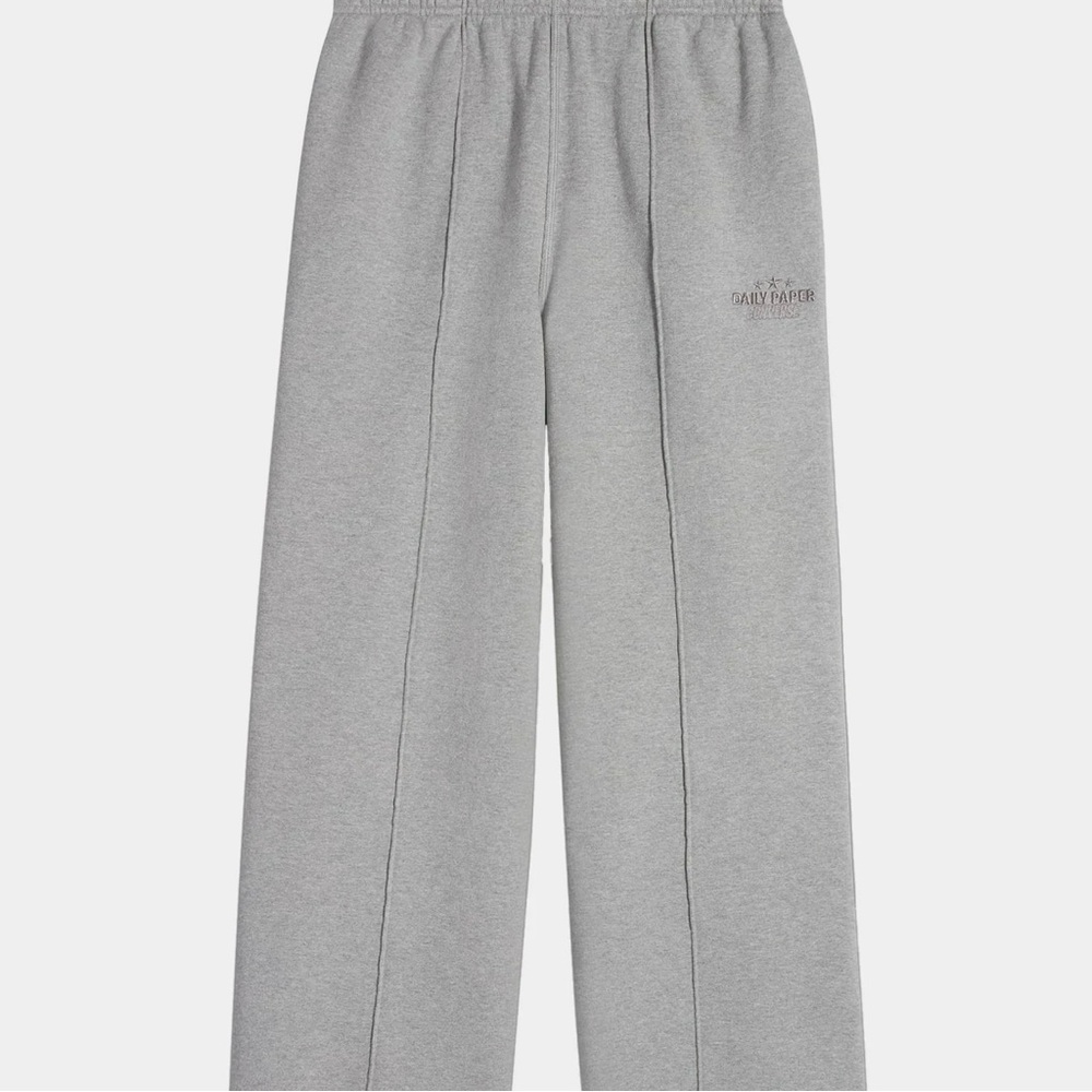 Converse Daily Paper Statement Pants Grey Vintage Wide Leg Fleece Sweats size XS